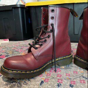 Burgundy Dr. Martens